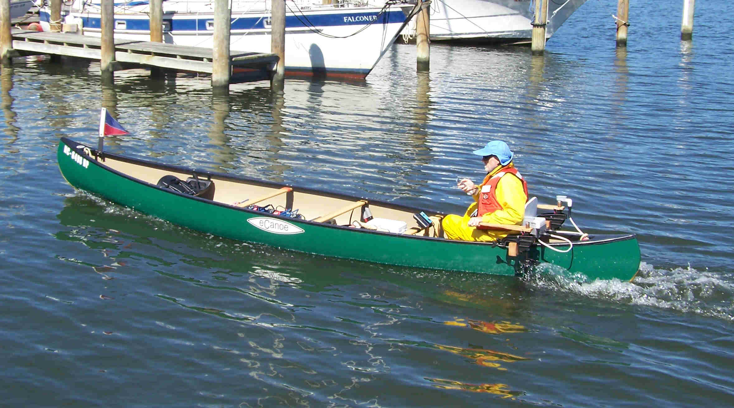 eCanoe Crosses Finish Line 2010