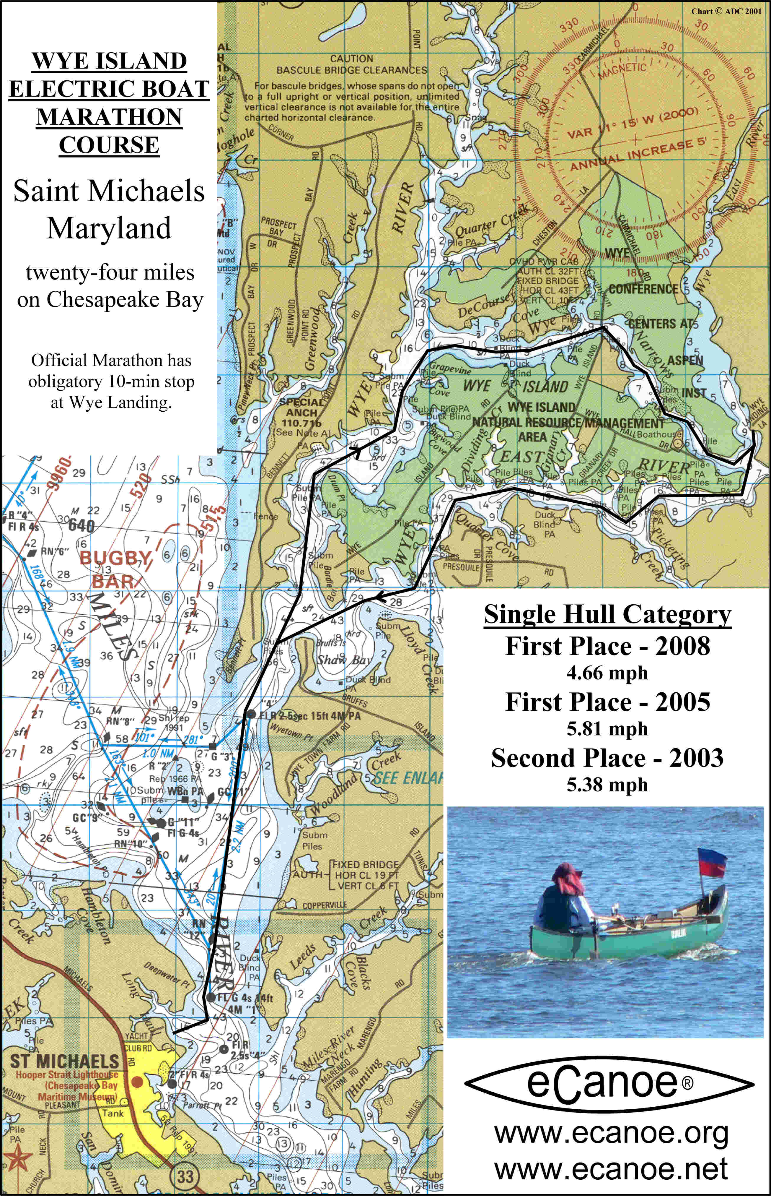 Wye Island Marathon Course - 2009